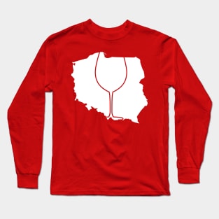 Countries of Wine: Poland Long Sleeve T-Shirt